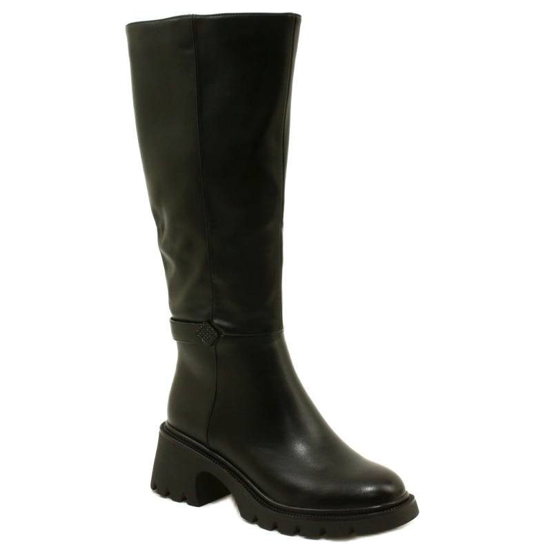 Boots à thèmes hauts pour femmes Filippo noir 1