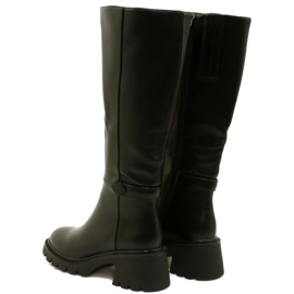 Boots à thèmes hauts pour femmes Filippo noir le noir 6