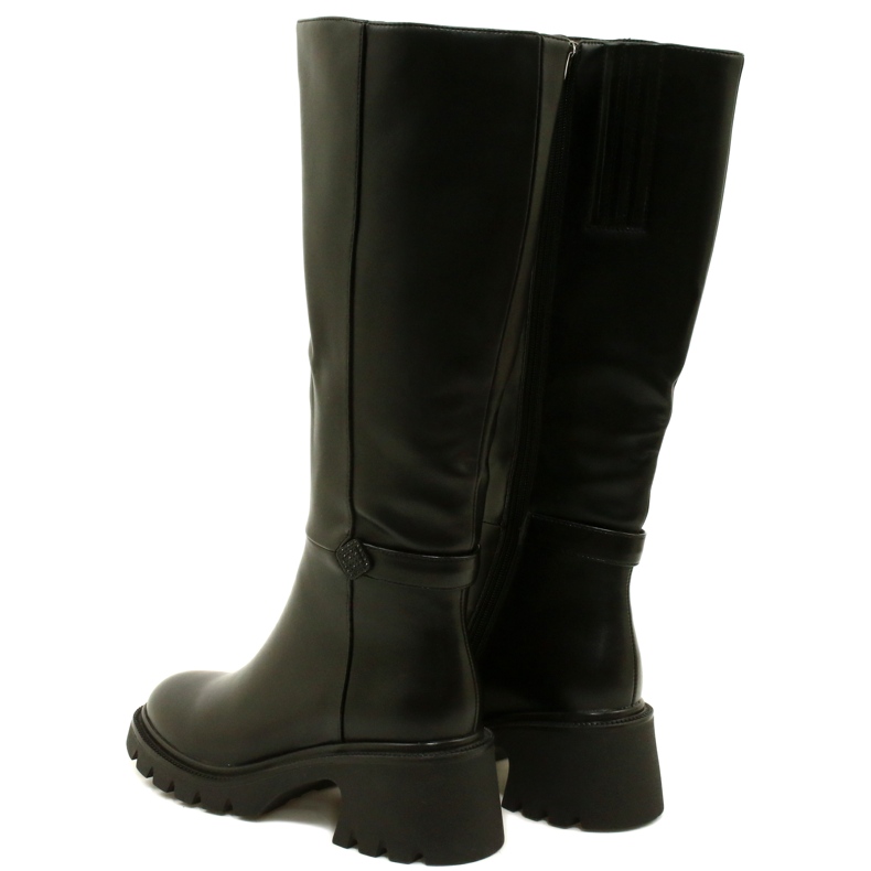 Boots à thèmes hauts pour femmes Filippo noir 6