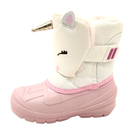 Chaussures de neige pour enfants Befado 160P013 rose 1