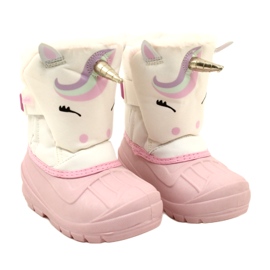 Chaussures de neige pour enfants Befado 160P013 rose 2