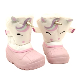 Chaussures de neige pour enfants Befado 160P013 rose 5 Chaussures de neige pour enfants Befado 160P013 rose 5