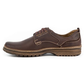 Olivier Chaussures décontractées en cuir pour hommes 221GT marron brun 1 Olivier Chaussures décontractées en cuir pour hommes 221GT marron brun 1