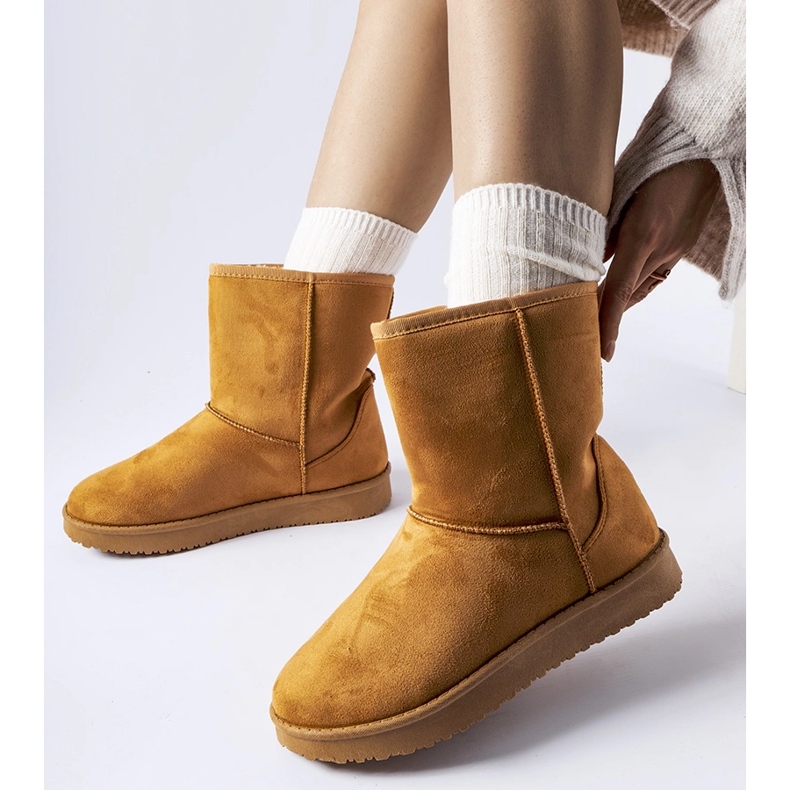 Bottes de neige Libero classiques isolées caramel brun 1