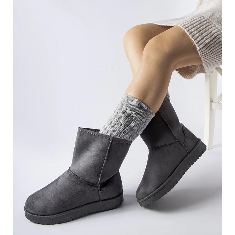 Bottes de neige Libero classiques isolées grises 1