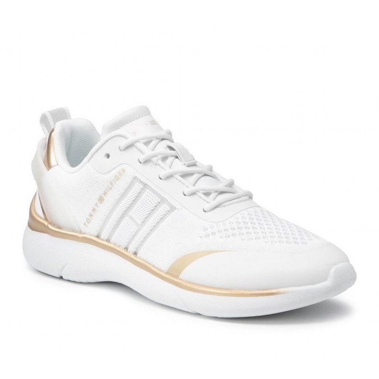 Tommy Hilfiger Baskets légères tricotées W FW0FW05791-YBR blanc 1