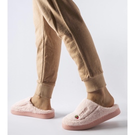 Chaussons Collinsville rose clair 1 Chaussons Collinsville rose clair 1