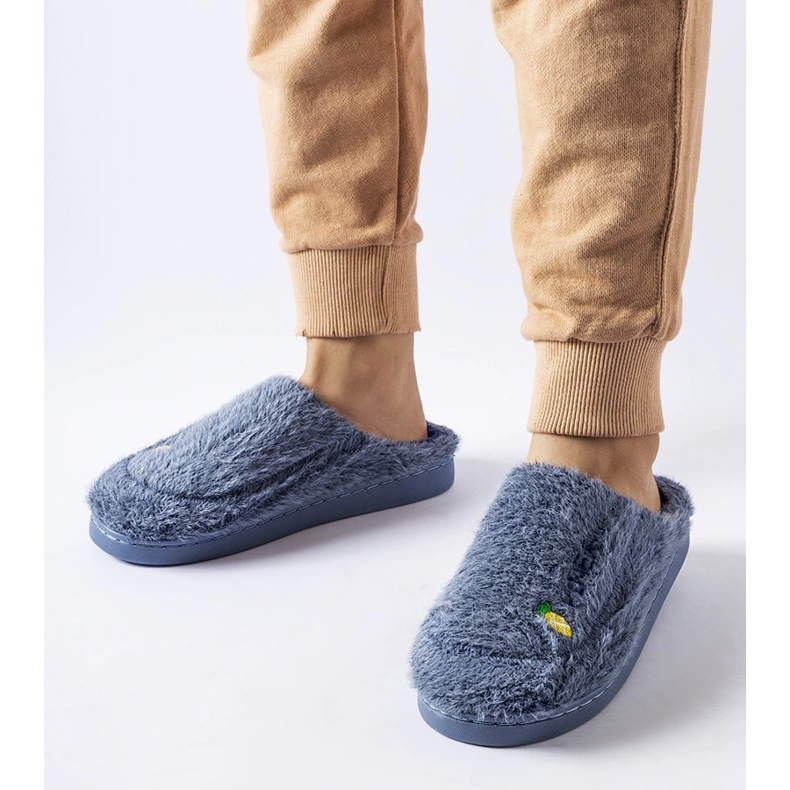 Chaussons Collinsville bleu marine 1