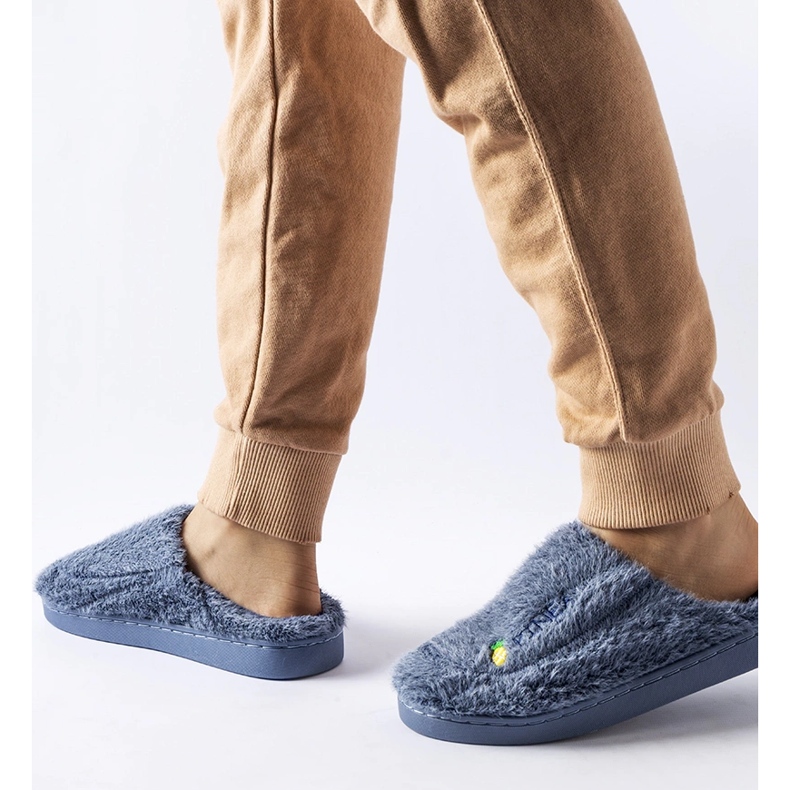 Chaussons Collinsville bleu marine 2