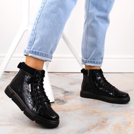 Bottes en cuir isolées noires pour femmes sur la plateforme par Filippo DBT4767 le noir 5
