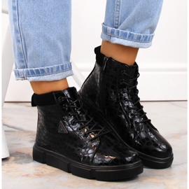 Bottes en cuir isolées noires pour femmes sur la plateforme par Filippo DBT4767 le noir 6