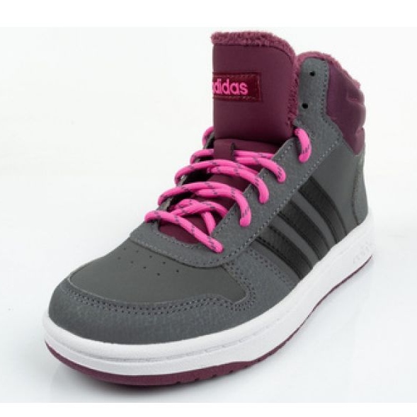 Chaussures Adidas Hoops Mid 2.0 K GZ7796 gris 1