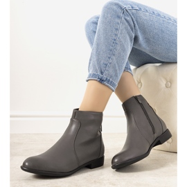 Bottes pour femmes grises de Barros 1 Bottes pour femmes grises de Barros 1