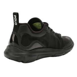 Polo Ralph Lauren Chaussures de sport masculines Polo Sport Ralph Lauren Tech Racer 804777159007 Black le noir 1