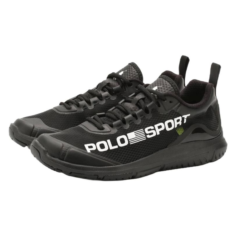 Polo Ralph Lauren Chaussures de sport masculines Polo Sport Ralph Lauren Tech Racer 804777159007 Black noir 2