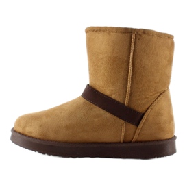Emusy Femme à Franges K1661504 Camel brun 1