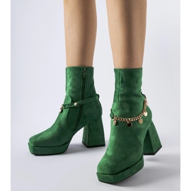 Bottes isolées vertes avec pendentif Saviore 1