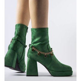 Bottes isolées vertes avec pendentif Saviore 2