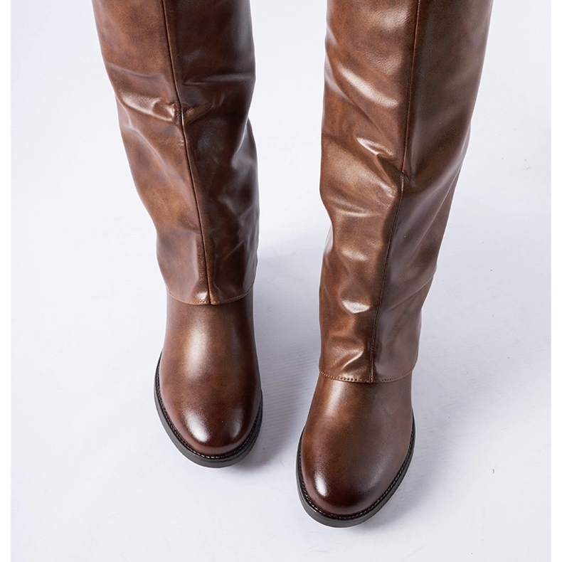 Bottes chaudes marron avec coin caché Mia brun 1