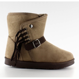 Femme Emusy Avec Franges K1661504 Taupe beige 1