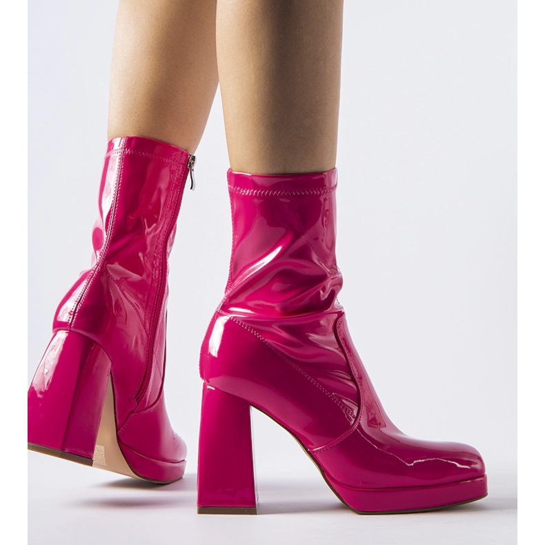 Bottines vernies roses de Joalic 1 Bottines vernies roses de Joalic 1