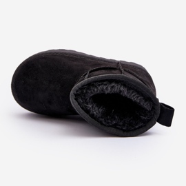 Bottes de neige isolées pour enfants noires Nallita le noir 1