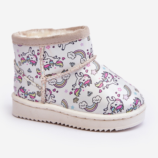 Bottes de neige à motifs pour enfants Beige Elenet 2 Bottes de neige à motifs pour enfants Beige Elenet 2