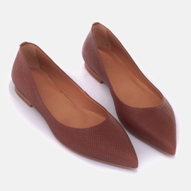Marco Shoes Ballerines subtiles brun 1