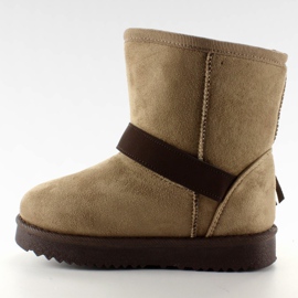 Emuski Enfant Avec Frędzlami K1647404 Taupe beige 2 Emuski Enfant Avec Frędzlami K1647404 Taupe beige 2