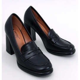 Trevia Escarpins aiguilles noirs 1