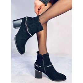 Athing Bottines en daim noir le noir 4