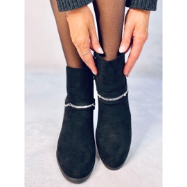 Athing Bottines en daim noir le noir 2