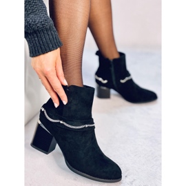 Athing Bottines en daim noir le noir 5