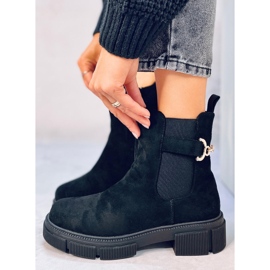 Bottines Chelsea femme Chance Noir 1