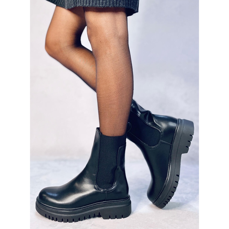 Bottines Chelsea Hautes Terre Noir le noir 2 Bottines Chelsea Hautes Terre Noir le noir 2