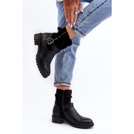 Bottines Plates À Boucle Pour Femme Noir Cillolis le noir 5