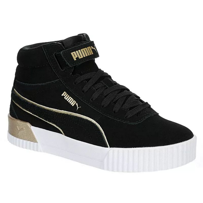 Chaussures Puma Carina Mid Sd Metal V2 W 384384-01 noir 1