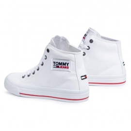 Tommy Hilfiger Chaussures Tommy Jeans Midcut Vulc M EN0EN01370-YBR blanche 3