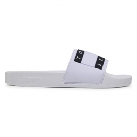 Tommy Hilfiger Tongs Tommy Jeans Flag Pool Slide W EN0EN01378-YBR blanche 1