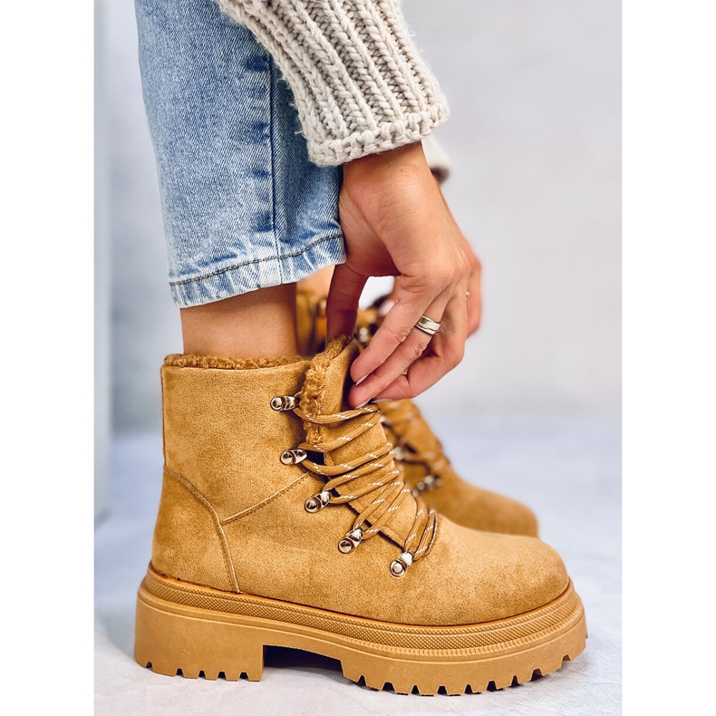 Botte de trappeur camel Winton brun 1