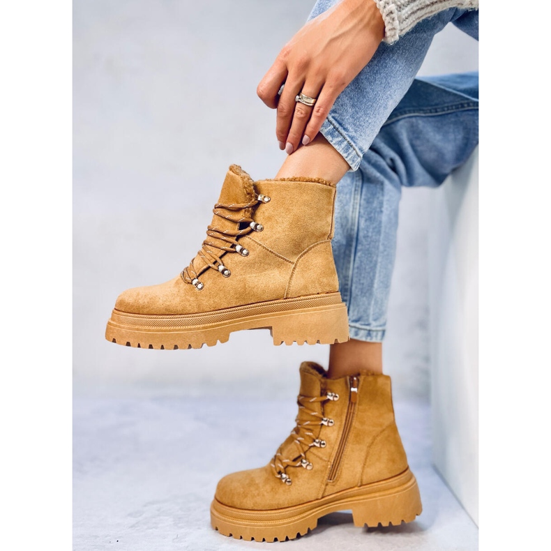 Botte de trappeur camel Winton brun 2