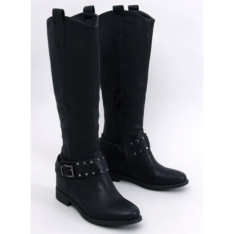 Watson Bottines compensées cachées noires 1