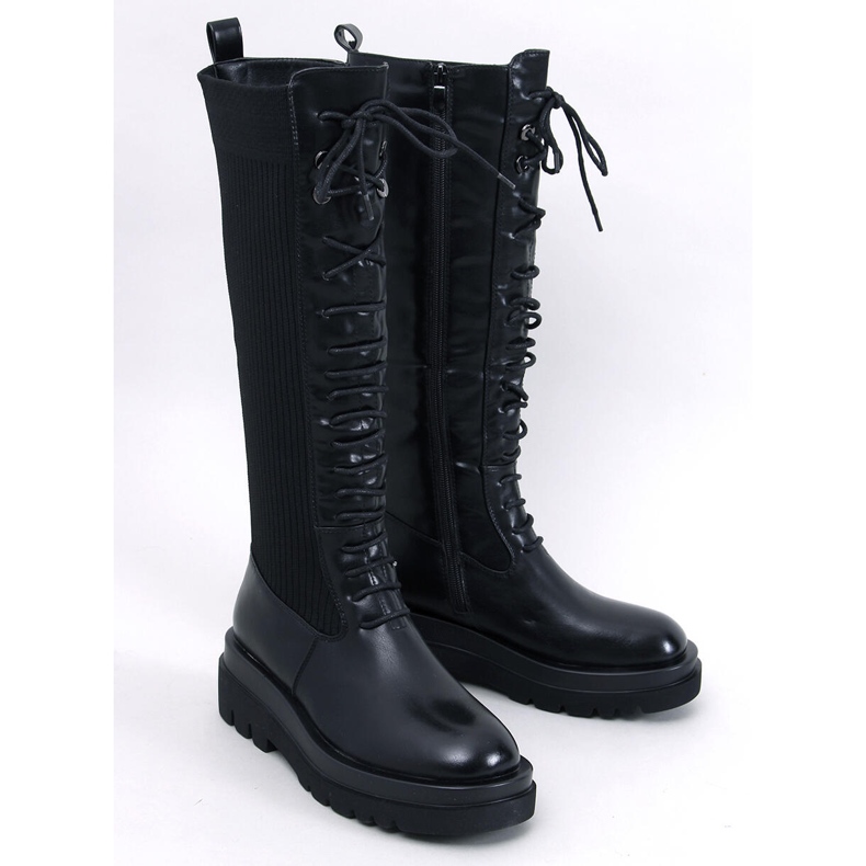 Stebb Boots noires à tige souple le noir 1 Stebb Boots noires à tige souple le noir 1