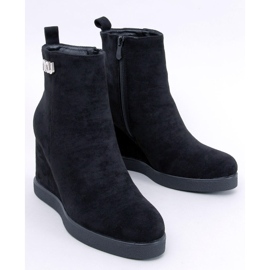 Rochelle Bottines compensées noires le noir 1