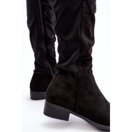 Cuissardes Femme En Daim S.Barski HY27098A Noir le noir 5