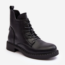 Bottes plates classiques pour femmes noires Ballisa le noir 2