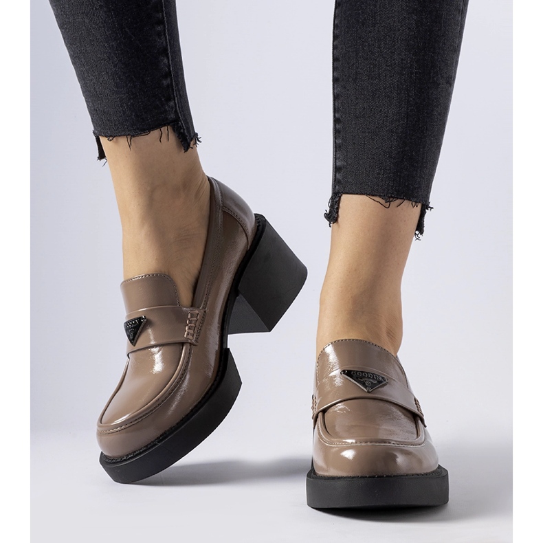 Mocassins vernis marron de Hobbs brun 1