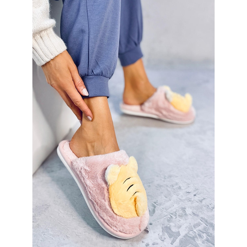 Chaussons femme Rose Perle 1