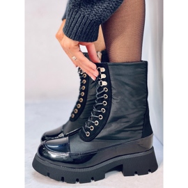 Bottines à lacets Merced Noir le noir 1