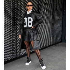 Baskets à plateforme hautes Bolman noires 1